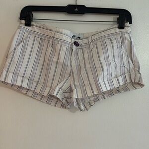 Vans shorts, size 3, purple and black stripes